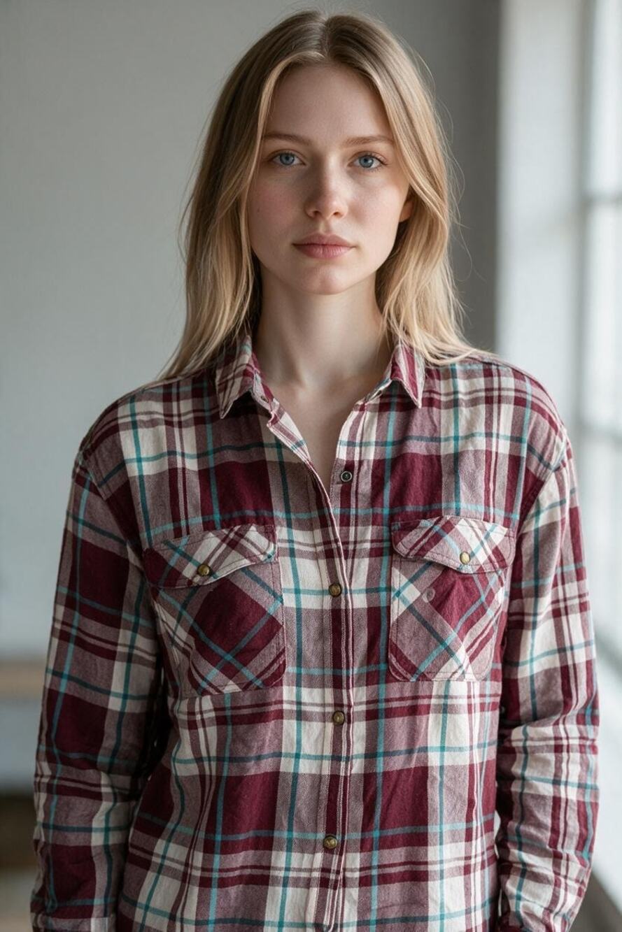 EDDIE BAUER Button Down Top NEW Size M Red Plaid Fremont Flannel Shirt